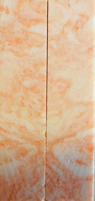 Orange Creamsicle Acrylester #52 (2 pc) Knife Scales 3/16