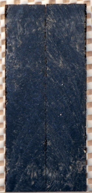 Black Olive Inlace Acrylester #28 (2 pc) Mini Knife Scales  3/16"x1"x5"    001