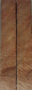 Eucalyptus Curly (2 pc) Knife Scaless 3/16" x 3/4" x 5" - 7102