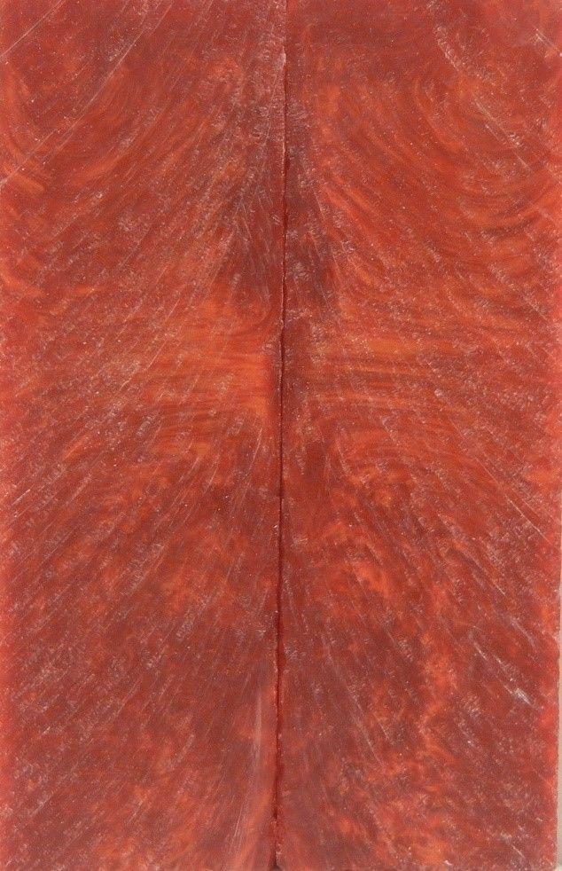 Golden Red Acrylester #14 (2 pc) Knife Scales  3/16" x 1 1/2" x 5" 4891 - Wood Acrylic Supply