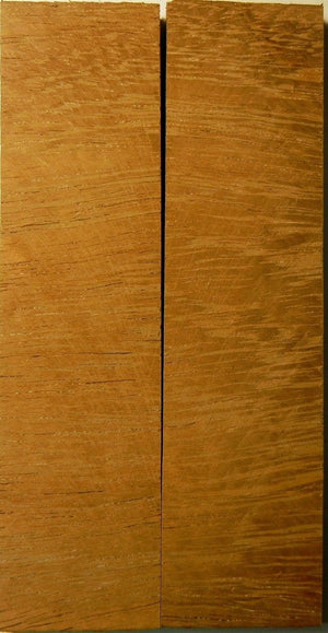 Teak Cross Cut (2 pc) Knife Scales 3/8" x 1 1/2" x 6" - 0998 - Wood Acrylic Supply