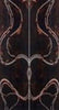 Cocoa Mesh Acrylic 36 2 pc Mini Knife Scale  3/16"x3/4"x5" - Wood Acrylic Supply