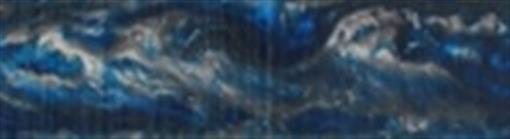 1" x 1" x 6" Pen Blank Blue Steel Acrylester #110 - Wood Acrylic Supply