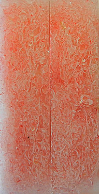 Alumilit Pink White Confetti (2 pc) Knife Scales 3/8