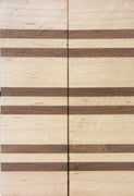 Laminated Maple Walnut (2 pc) Knife Scaless 3/8" x 2" x 6" - 7854