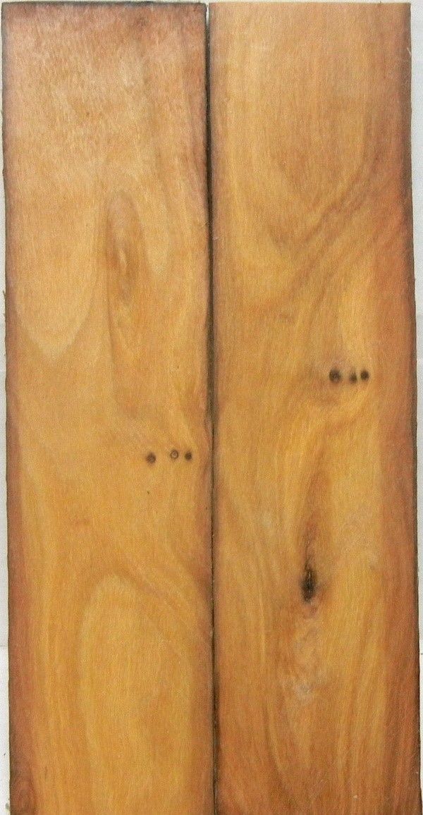 Olive Wild Burl (2 pc) Knife Scales 1/4" x 1 1/2" x 6" - 7929 - Wood Acrylic Supply