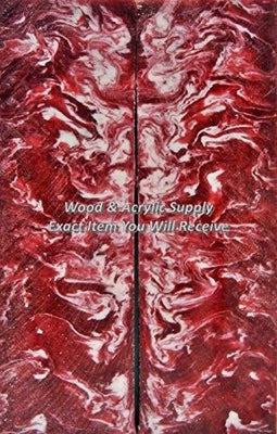 Indiana U IU Acrylester (2 pc) Knife Scales 3/8