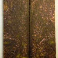 Banana Grape Acrylester #39 (2 pc) Knife Scales 1/4" x 1 1/2" x 6" - 1541 - Wood Acrylic Supply