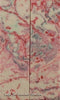 Christmas Swirl Inlace Acryl 2 pc Knife Scales  1/4"x1 1/2"x5"      005