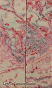 Christmas Swirl Inlace Acryl 2 pc Knife Scales  1/4"x1 1/2"x5"      005