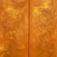 Sparkle Gold Acrylester #05 (2 pc) Knife Scales 3/8" x 1 1/2" x 6" - 1762 - Wood Acrylic Supply