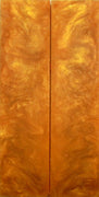 Sparkle Gold Acrylester #05 (2 pc) Knife Scales 3/8" x 1 1/2" x 6" - 1762 - Wood Acrylic Supply