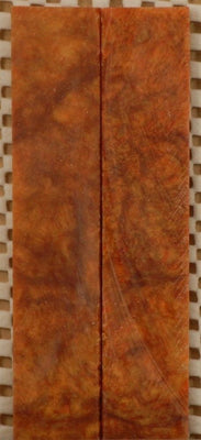 Bronze & Gold Inlace Acrylester #51 (2 pc) Mini Knife Scales  3/16