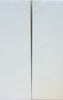 Alumilit not Acrylic White (2 pc) Straight Razor Scaless 3/16" x 2" x 6" 6055