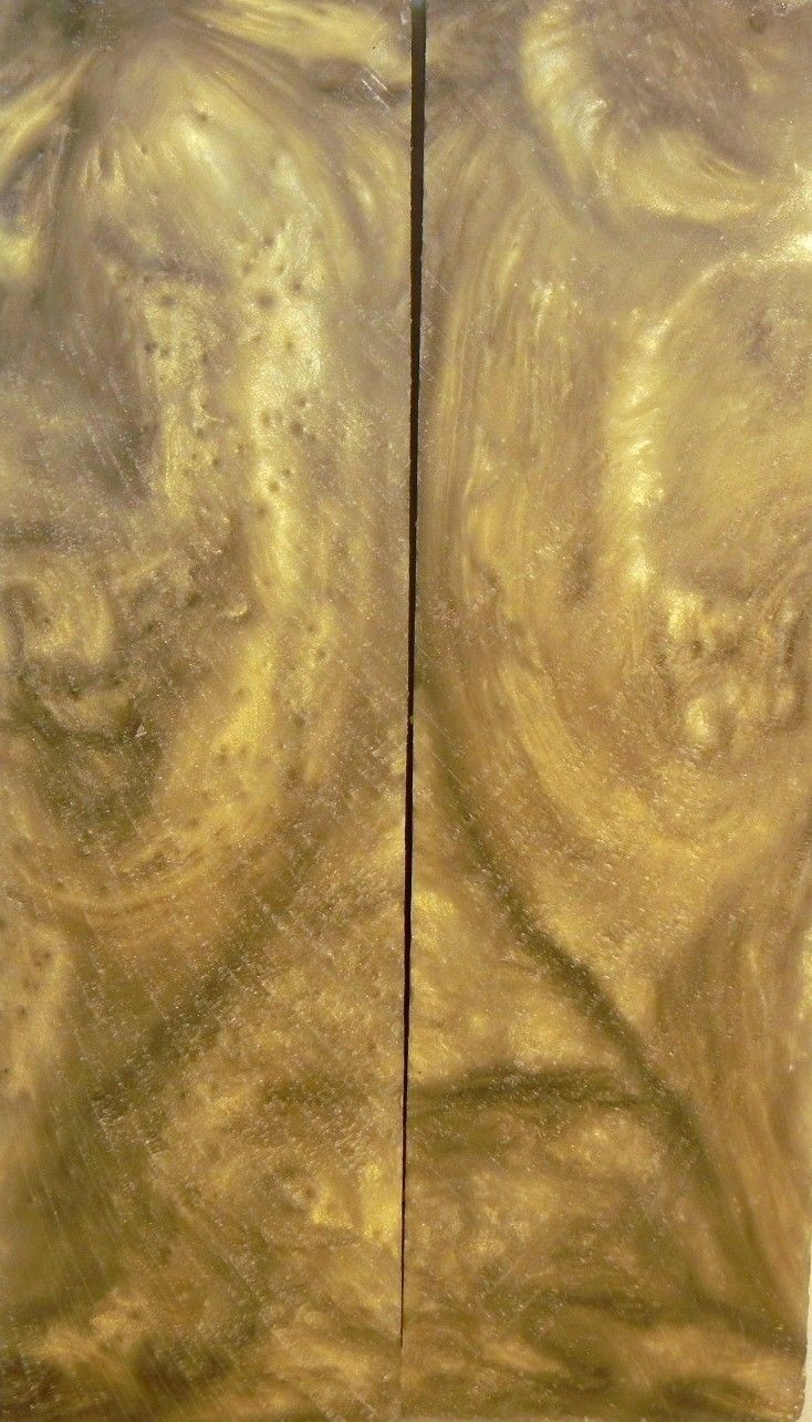 Golden Gray Acrylester #17 (2 pc) Knife Scaless 3/8" x 1 1/2" x 5" - 1427