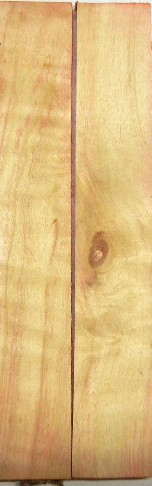 Box Elder Flamed (2 pc) Knife Scales 3/16" x 1" x 6" - 1116 - Wood Acrylic Supply