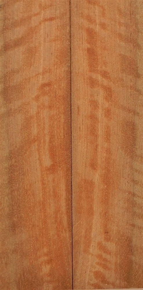 Satinwood Pyinma  (2 pc) Knife Scaless  1/4"x1 1/2"x6"    002