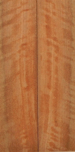 Satinwood Pyinma  (2 pc) Knife Scaless  1/4"x1 1/2"x6"    002