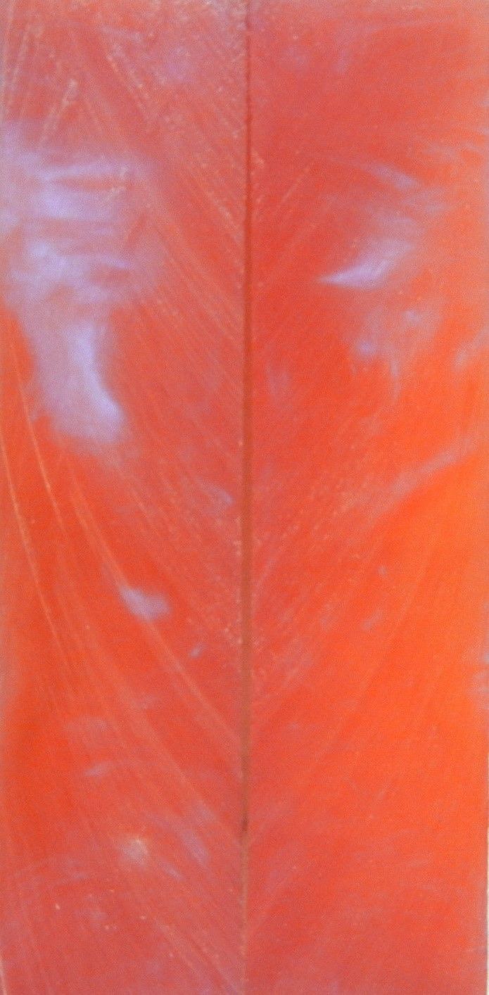 Cotton Candy Pink Acrylester #15 (2 pc) Knife Scales 1/4" x 1" x 5" - 8088 - Wood Acrylic Supply