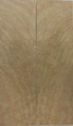 Oak Black Burl (2 pc) Knife Scaless 1/4" x 1 1/2" x 5" - 7547