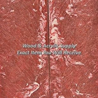 Indiana U IU Acrylester (2 pc) Knife Scales 1/4" x 2" x 6" 5660 - Wood Acrylic Supply