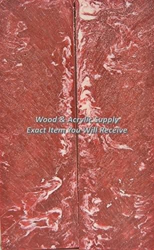 Indiana U IU Acrylester (2 pc) Knife Scales 1/4" x 2" x 6" 5660 - Wood Acrylic Supply