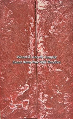 Indiana U IU Acrylester (2 pc) Knife Scales 1/4