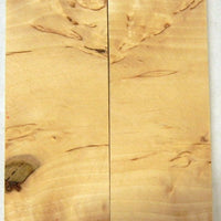 Birch Masur Cross Cut (2 pc) Knife Scales 3/16" x 1 1/2" x 5" - 1290 - Wood Acrylic Supply