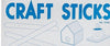 Natural Wood Craft Sticks (Pack of 50) - Wood Acrylic Supply