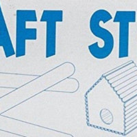 Natural Wood Craft Sticks (Pack of 50) - Wood Acrylic Supply