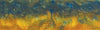 1" x 1 1/2" x 5" Knife Blank Blue & Gold Acrylester #50 - Wood Acrylic Supply