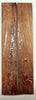 Zebrawood Stabilized (2 pc) Knife Scaless 1/4" x 1" x 6" - 2371