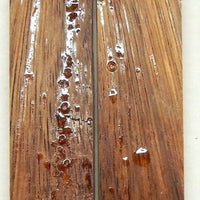 Zebrawood Stabilized (2 pc) Knife Scaless 1/4" x 1" x 6" - 2371