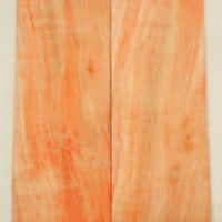 Box Elder w Red Dye (2 pc) Razor Knife Scales 3/16" x 2" x 6" - 1251 - Wood Acrylic Supply