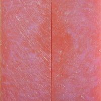 Hot Pink Acrylester #48 (2 pc) Knife Scales 3/8" x 1 1/2" x 5" - 0848 - Wood Acrylic Supply