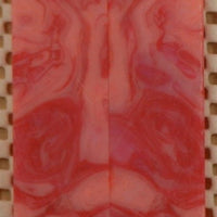 Blush Inlace Acrylester #103 (2 pc) Mini Knife Scales  3/16"x1"x5"    001