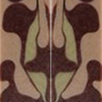 Chocolate Pistachio Acrylic 2 pc Mini Knife Scale  3/16"x3/4"x5" - Wood Acrylic Supply