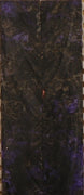 Black & Violet Inlace Acrylester #23 (2 pc) Mini Knife Scales  3/16"x1"x5"    003