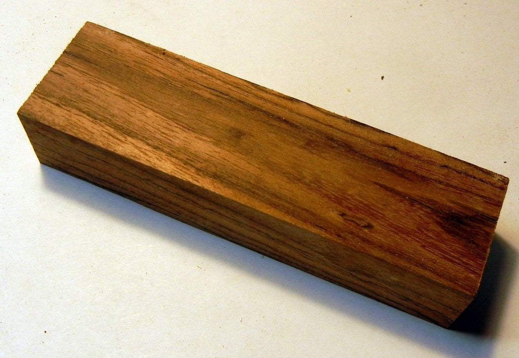 Bocote Figured (1 pc) Knife Blank/Hidden Tang 1" x 1 1/2" x 5" - 1053 - Wood Acrylic Supply