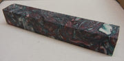 Christmas Swirl Acrylester #33 (1 pc) Pen Blank 7/8"sq x 6" SKU 6833