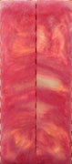 Golden Violet Inlace Acrylester #30 (2 pc) Mini Knife Scaless  3/16"x1"x5"    001
