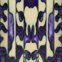 Acrylic Mini Knife Scale 3/16" x 1 1/2" x 6" Purple Sands - Wood Acrylic Supply