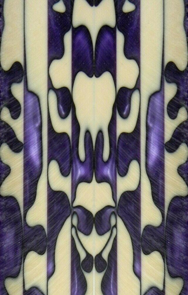 Acrylic Mini Knife Scale 3/16" x 1 1/2" x 6" Purple Sands - Wood Acrylic Supply