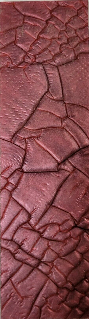 Acrylic Burgundy (2 pc) Knife Scales 3/16" x 1 1/2" x 6"