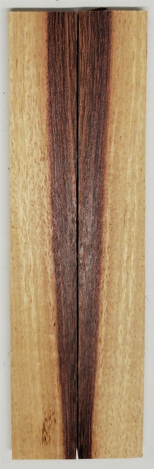 Granadillo w Sap (2 pc) Knife Scales 3/16" x 3/4" x 5" - (13) - Wood Acrylic Supply