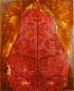 Box Elder Stabilized w Alumilite (2 pc) Knife Scales 3/8" x 2" x 5" - (22) - Wood Acrylic Supply