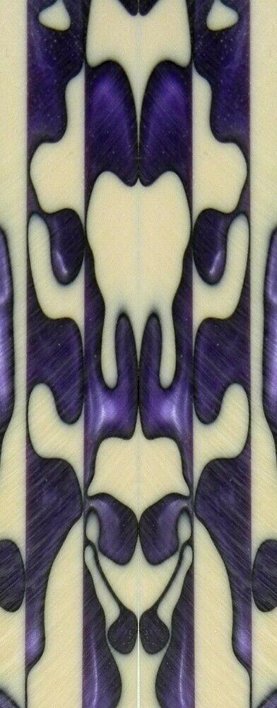 Acrylic Mini Knife Scale 3/16" x 1" x 6" Purple Sands BTW - Wood Acrylic Supply