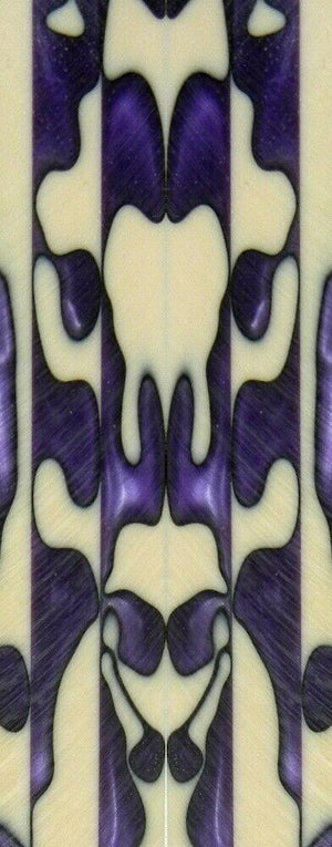 Acrylic Mini Knife Scale 3/16" x 1" x 6" Purple Sands BTW - Wood Acrylic Supply