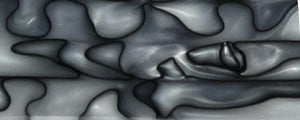 Black Pearl BTW7KSM Acrylic (2 pc) Knife Scales 1/4" x 1 1/2" x 6" Black Pearl BTW7KSM - Wood Acrylic Supply