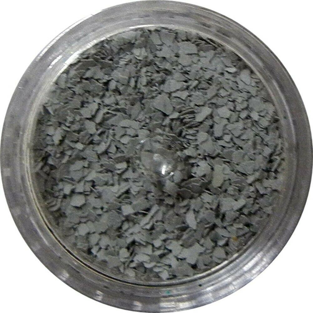 Inlace Inlay Stone Flakes  1pc 3 Gram Jar of  Grey Fox - Wood Acrylic Supply